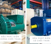 Đầu Phát Điện Có Chổi Than và Đầu Phát Điện Không Chổi Than: Sự Khác Biệt và Ứng Dụng 