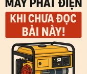 Đừng Bật Máy Phát Điện Khi Chưa Đọc Bài Này!