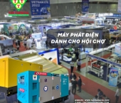 Máy Phát Điện - Nguồn Năng Lượng Không Thể Thiếu Cho Hội Chợ Triển Lãm