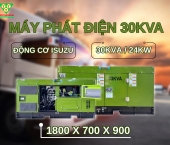 Nhiều công trình xây dựng, bệnh viện, trường học bắt buộc có máy phát điện ≥ 20kVA