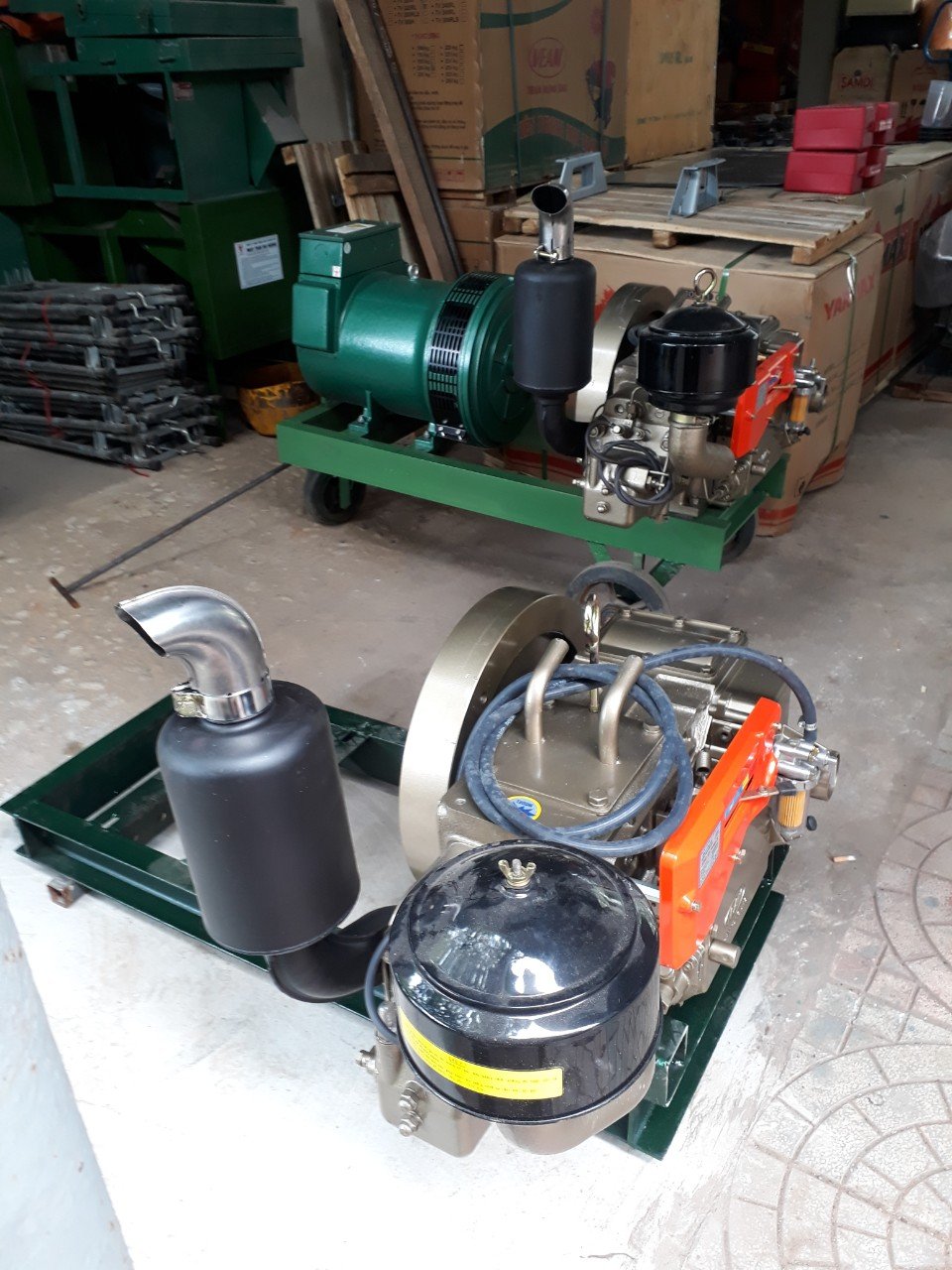 Cách chọn củ phát điện lắp máy nổ đầu nổ phù hợp