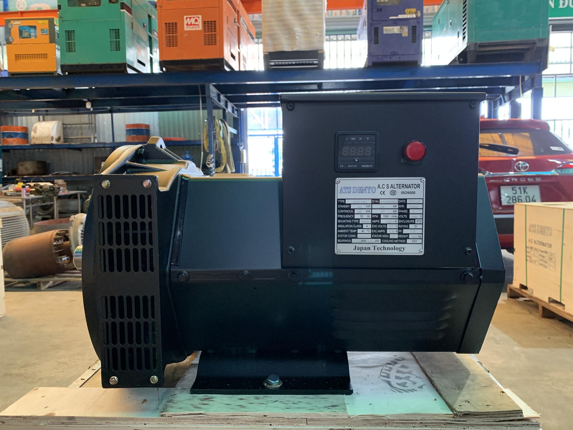 Đầu phát điện 30kVA - 1 pha 2 bạc đạn