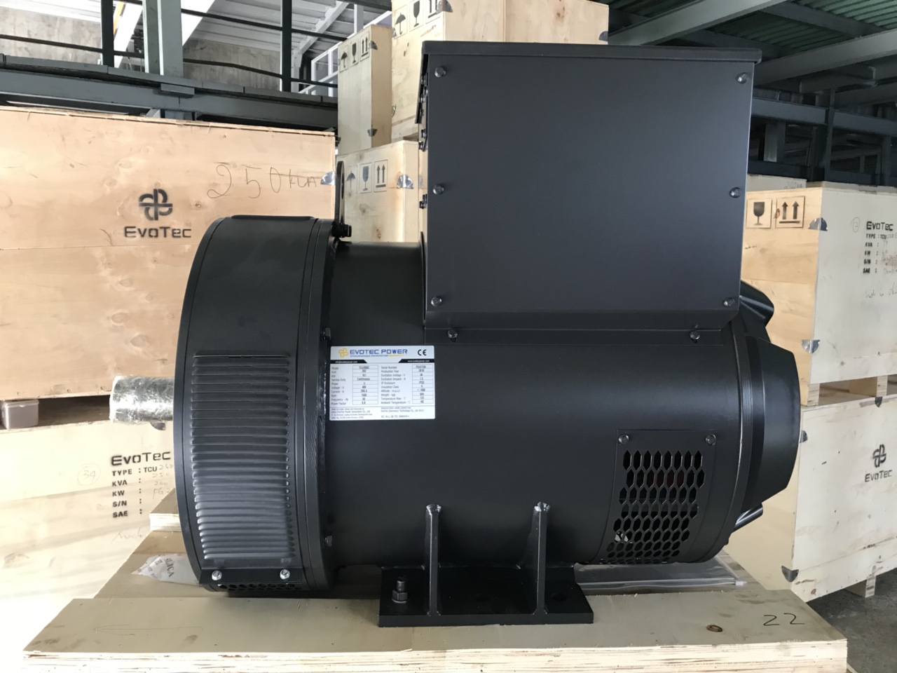 Đầu phát điện EVOTEC 500KVA