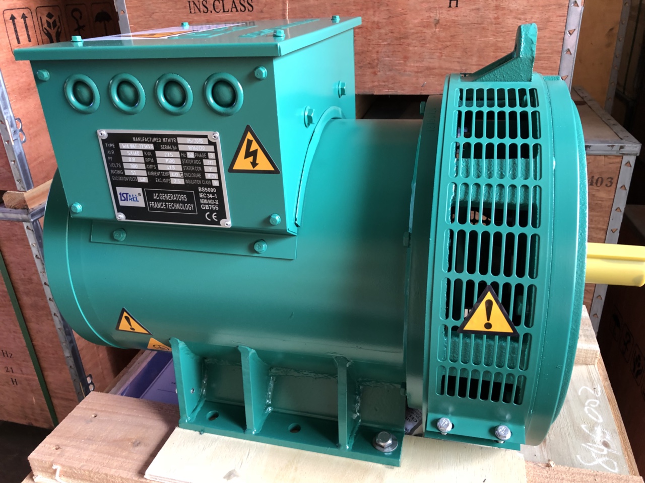 Đầu phát điện không chổi than 100KW 1 pha đầu phát điện nuôi tôm 