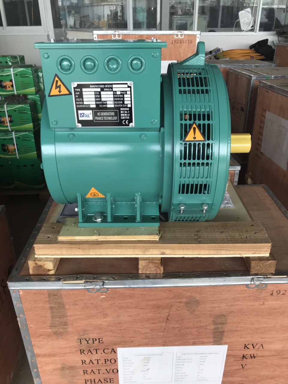 Đầu phát điện không chổi than 20KVA - Nhà phân phối được khách hàng tin dùng