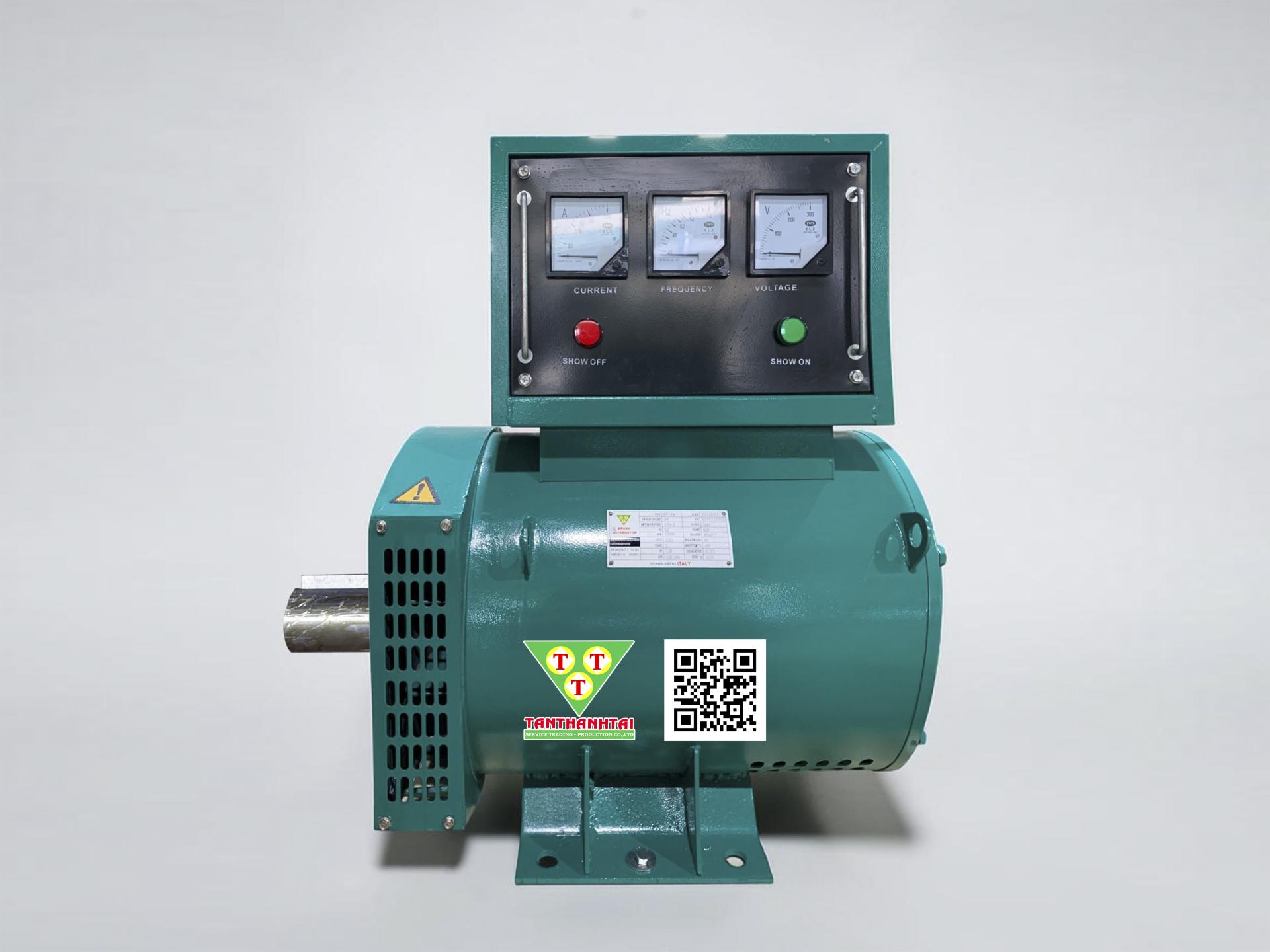 Đầu phát điện ST 24kw - 1 pha 2 bạc đạn