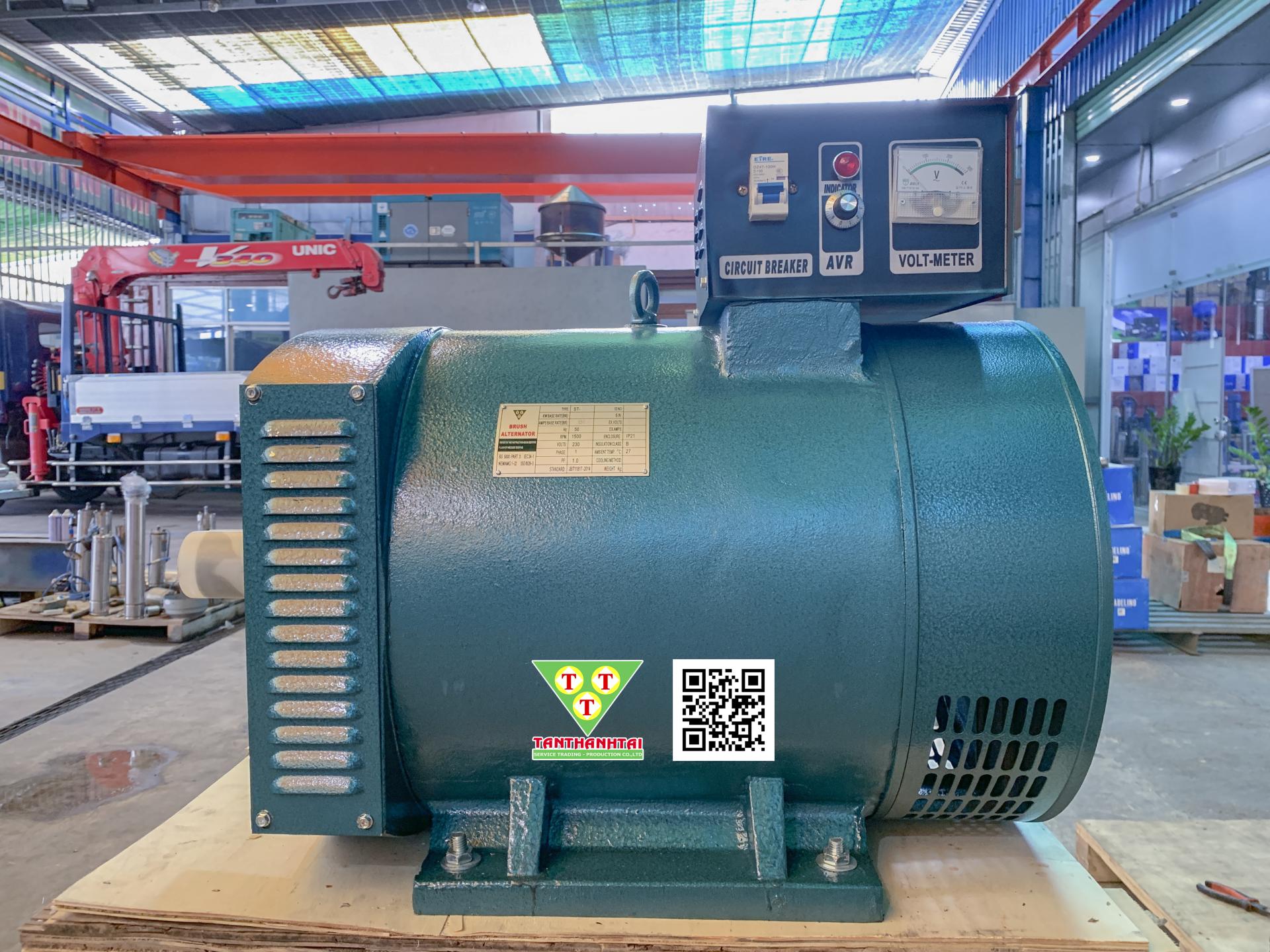 Đầu phát điện ST 30kw - 1 pha 2 bạc đạn
