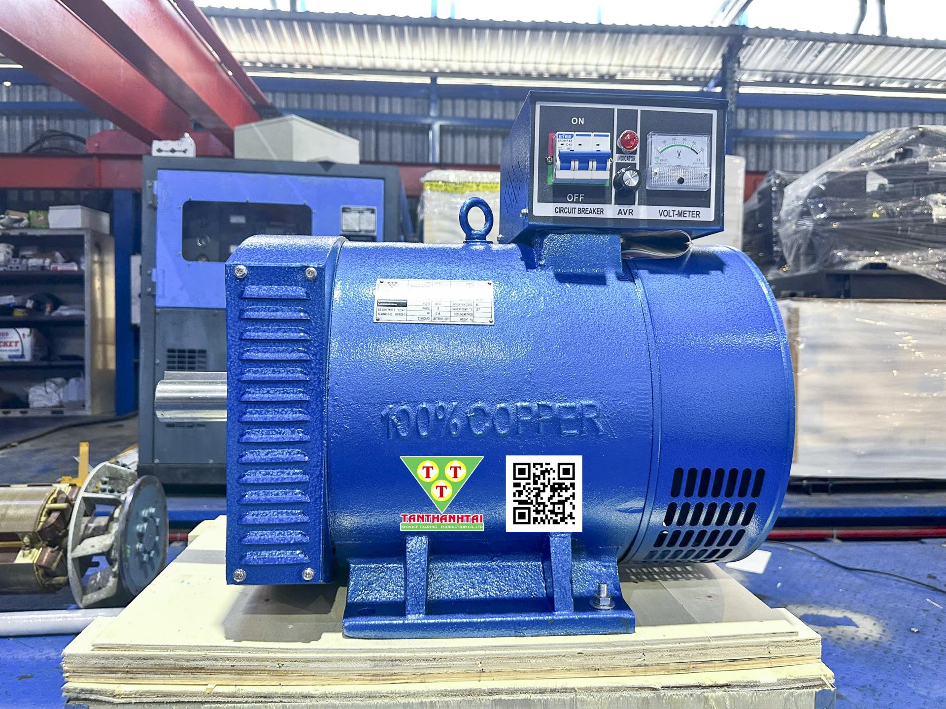 Đầu phát điện STC 10kw - 3 pha 2 bạc đạn