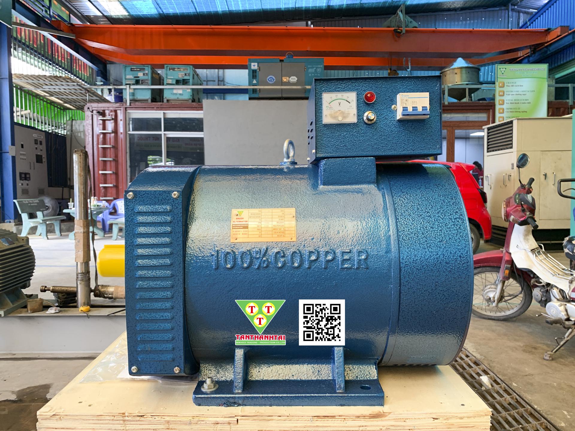 Đầu phát điện STC 30kw - 3 pha 2 bạc đạn