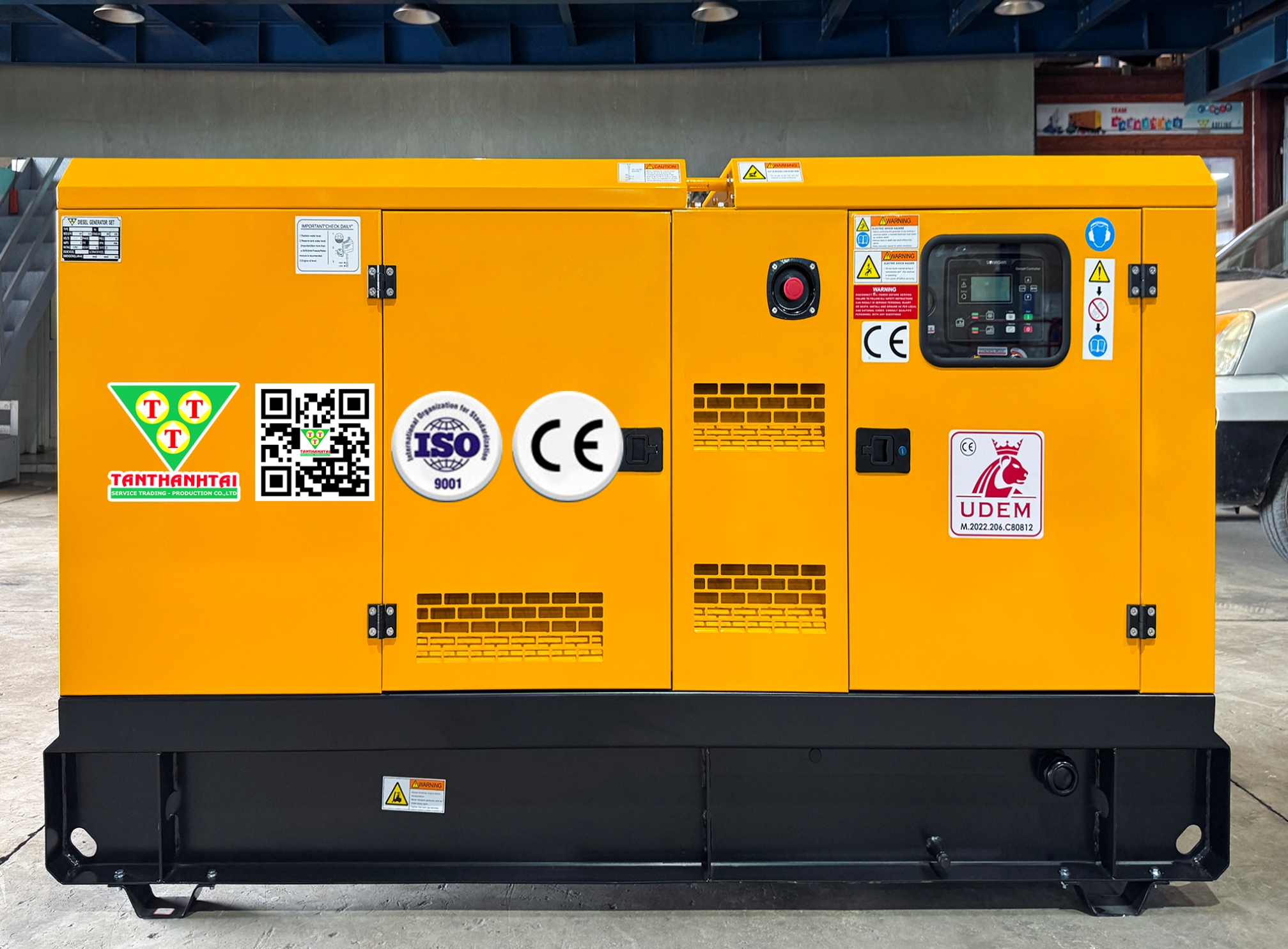 Máy phát điện 50kVA sử dụng động cơ ISUZU - Nhập khẩu mới 100%