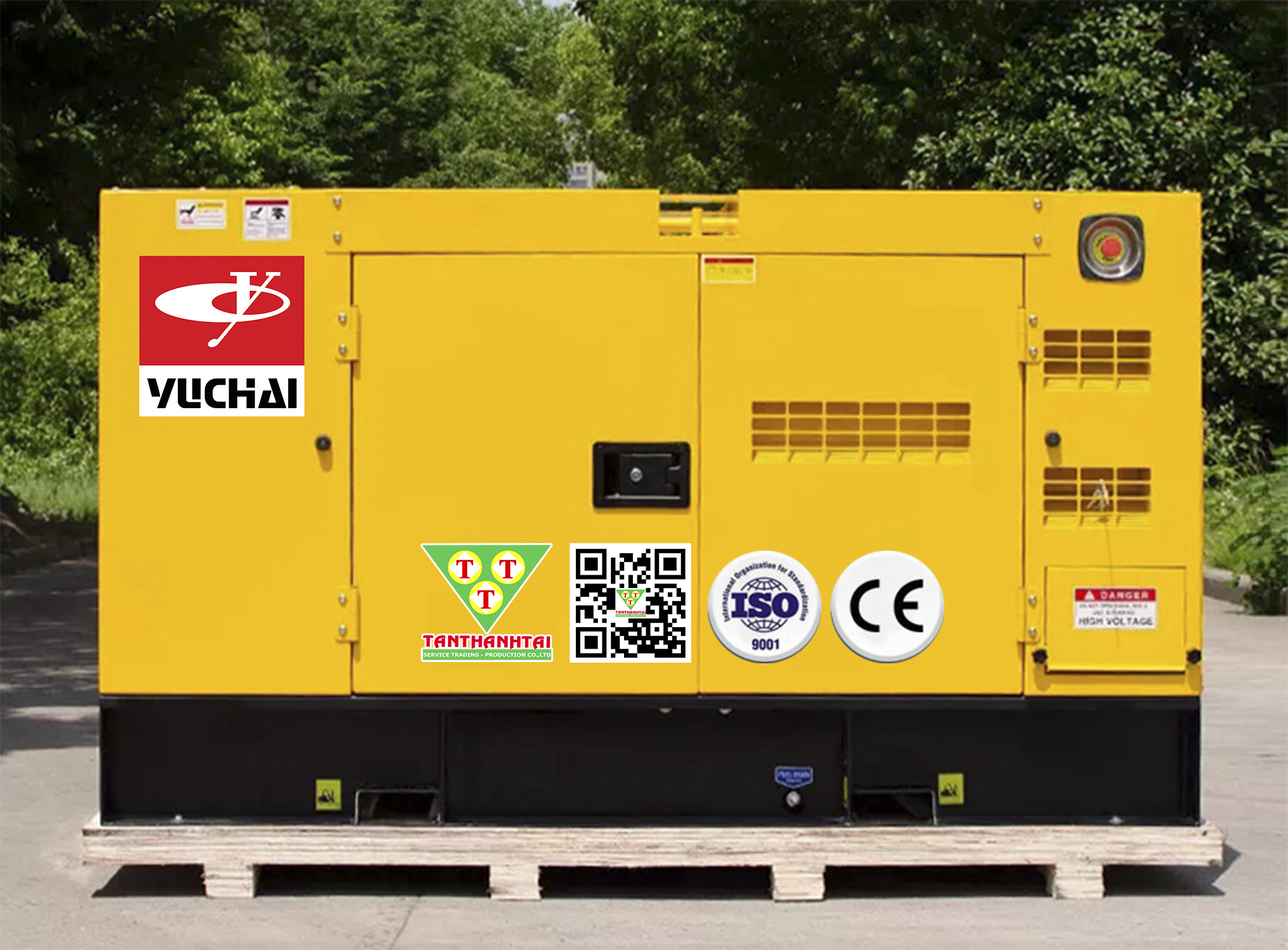 Máy phát điện 63kVA sử dụng động cơ YUCHAI - Nhập khẩu mới 100%