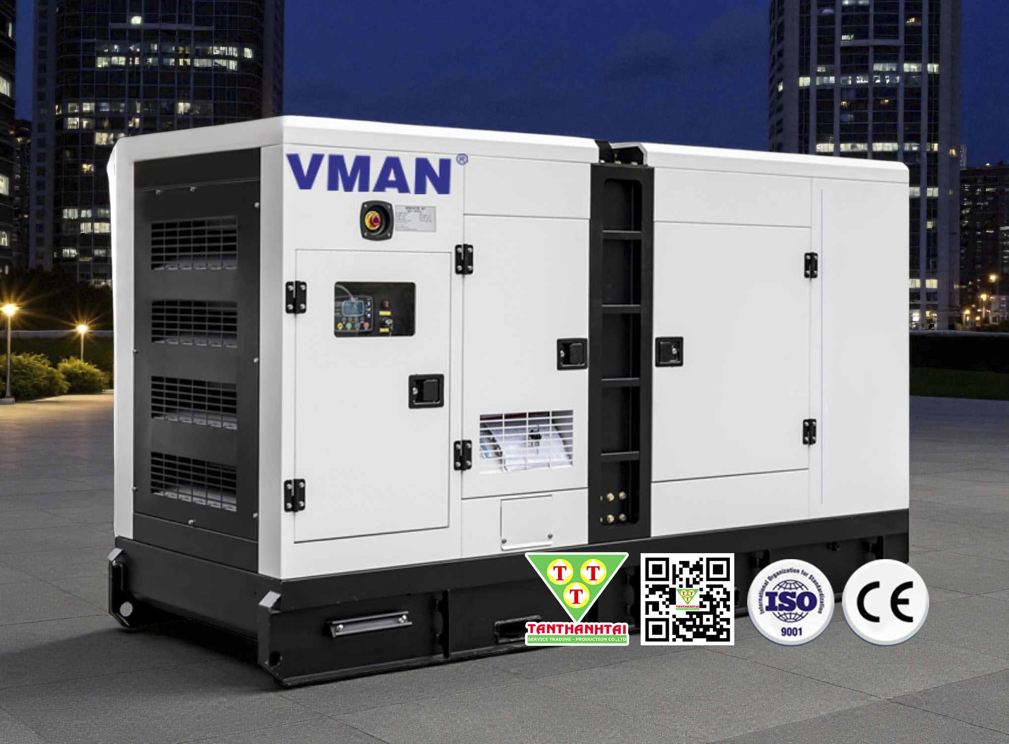 Máy phát điện 688kVA sử dụng động cơ VMAN - Nhập khẩu mới 100%