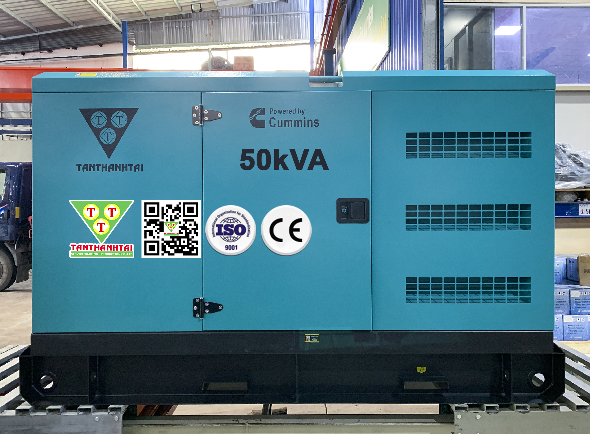 Máy phát điện CUMMINS 50KVA - Nhập khẩu mới 100%