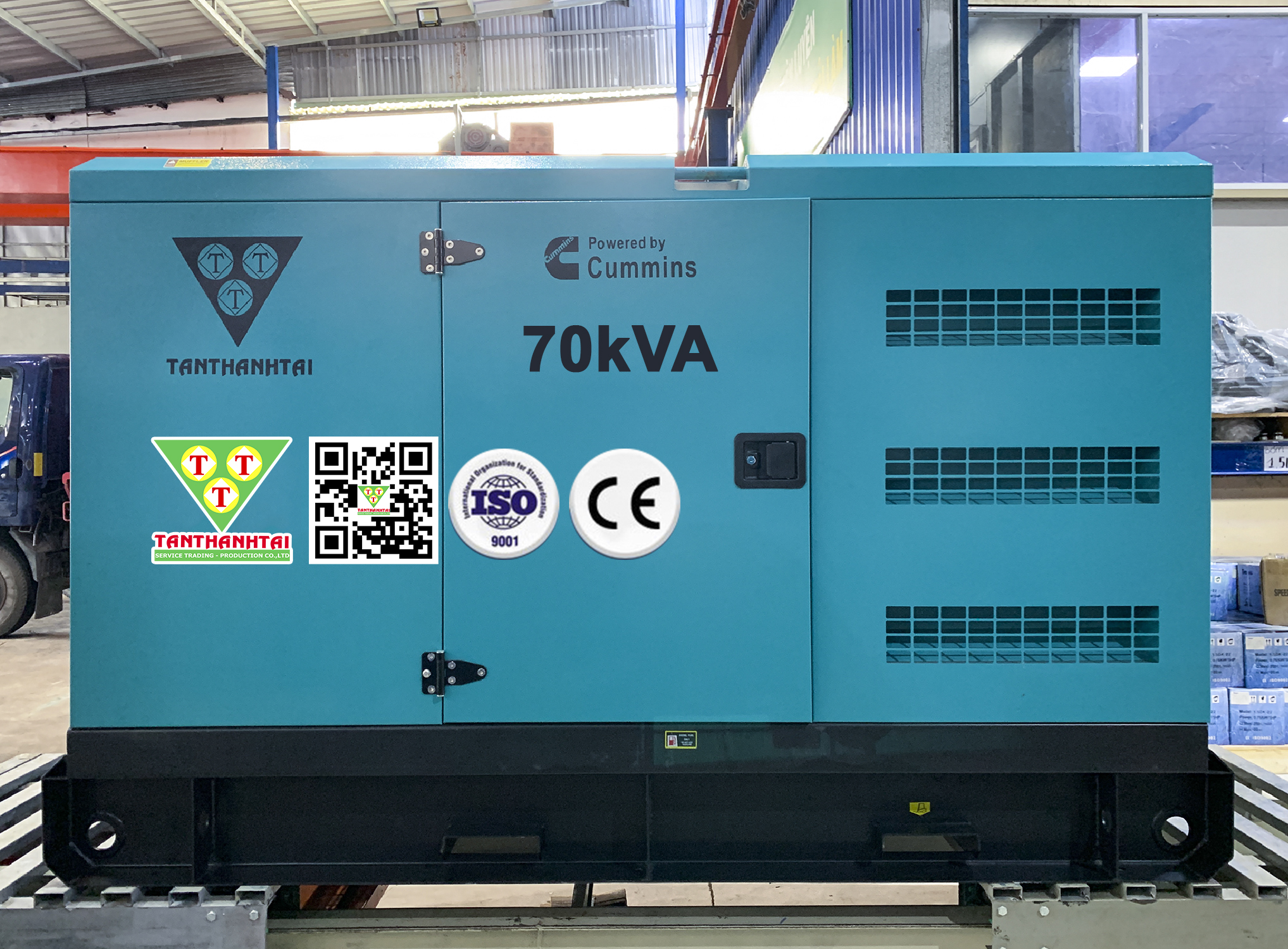 Máy phát điện CUMMINS 70KVA - Nhập khẩu mới 100%