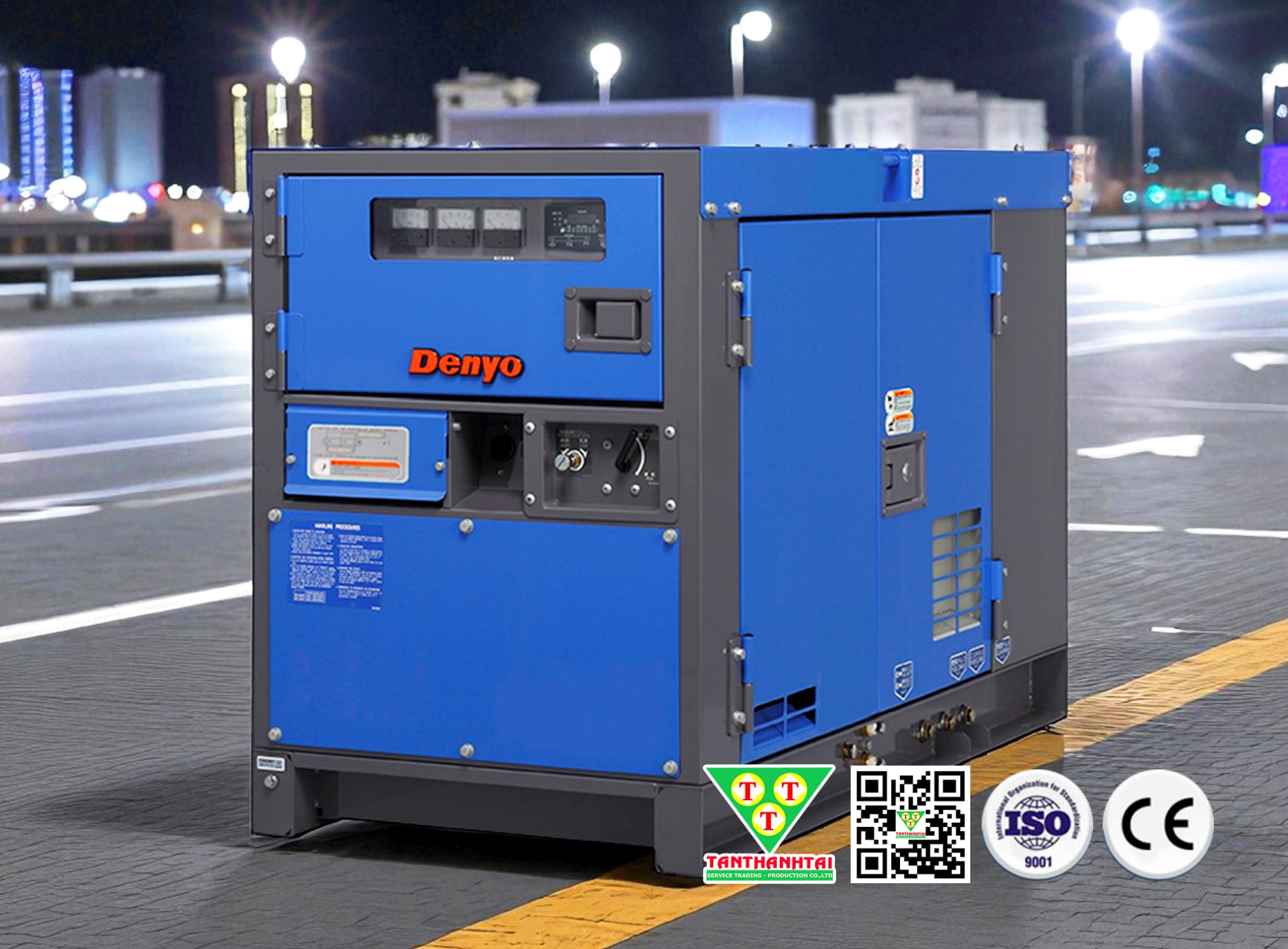Máy phát điện DENYO 13kVA - Nhập khẩu mới 100%