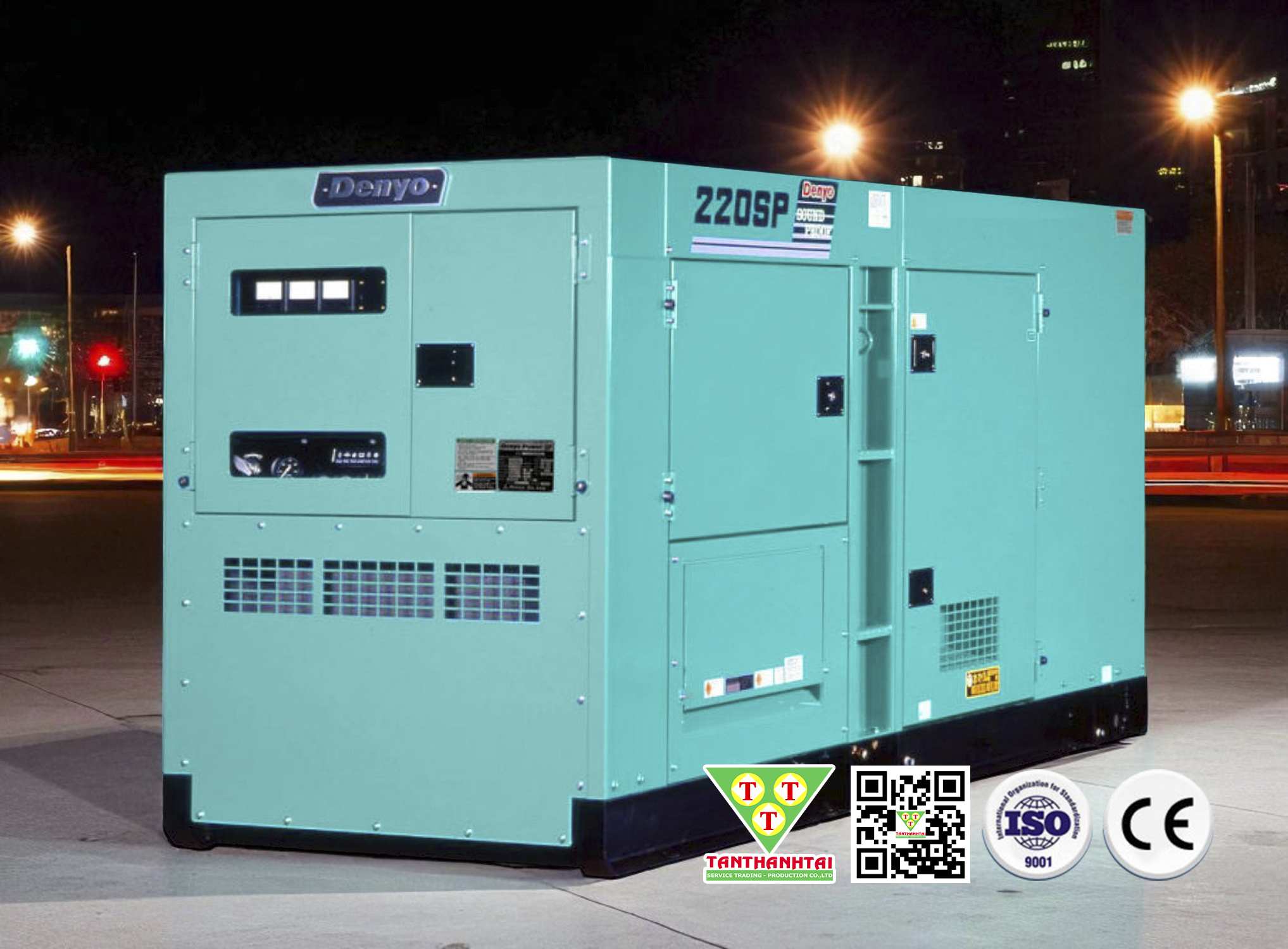 Máy phát điện DENYO 220kVA - Nhập khẩu mới 100%