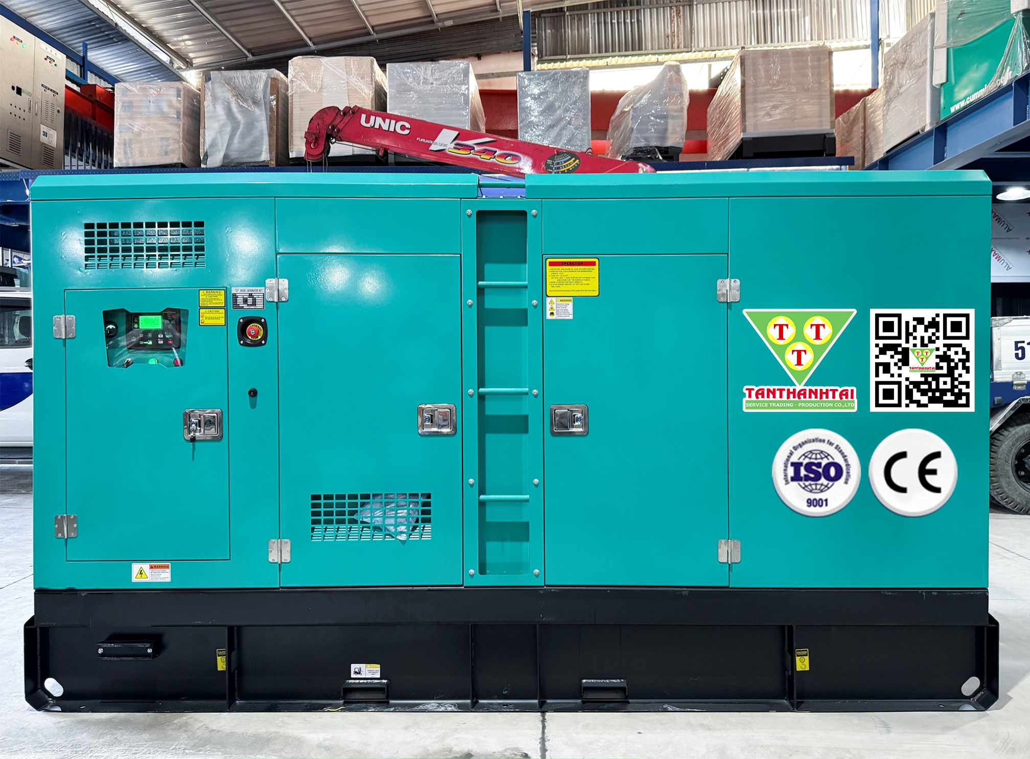 Máy phát điện DOOSAN 200kVA - Nhập khẩu mới 100%