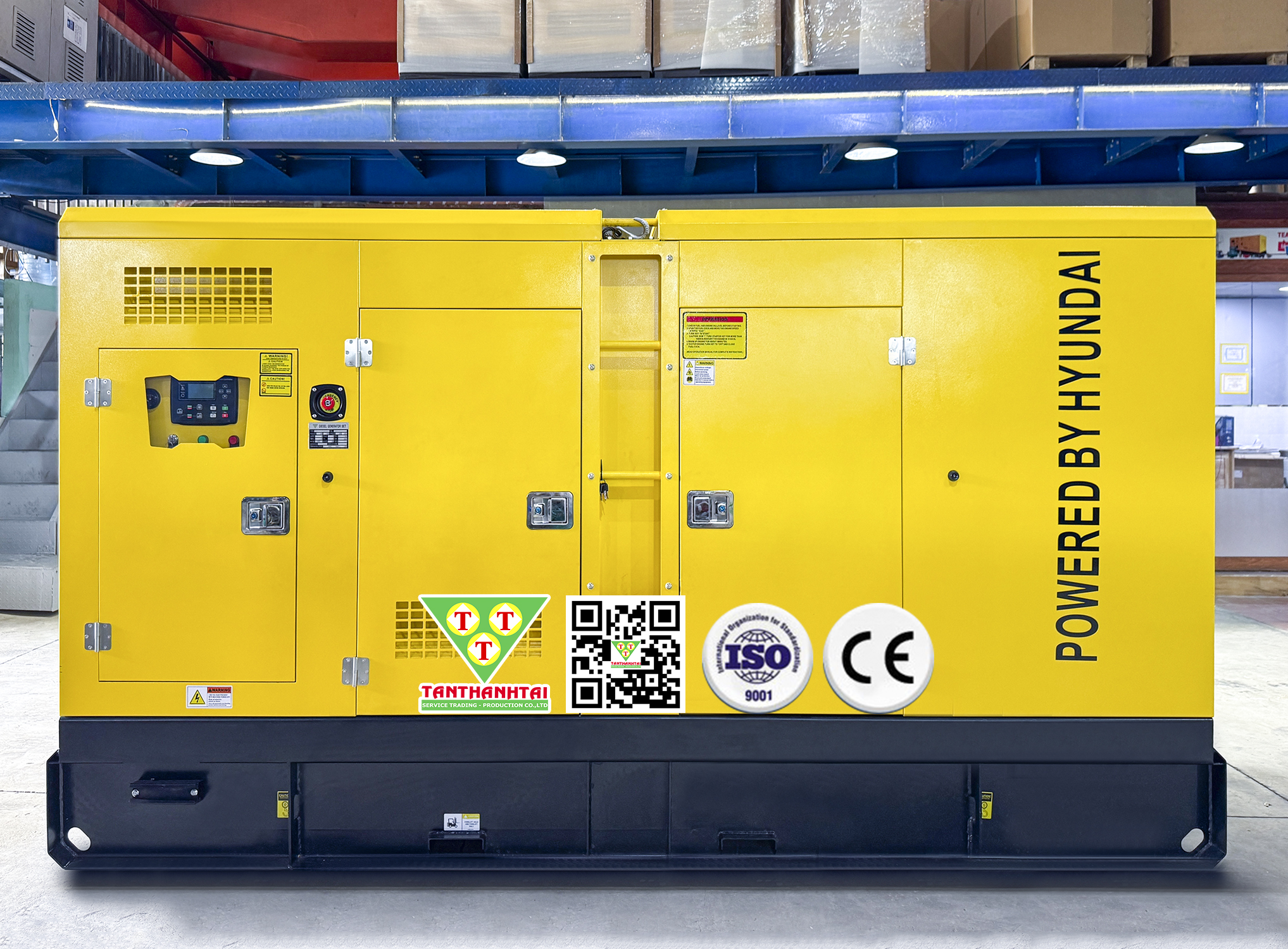 Máy phát điện HYUNDAI 8kVA 1pha - Nhập khẩu mới 100%