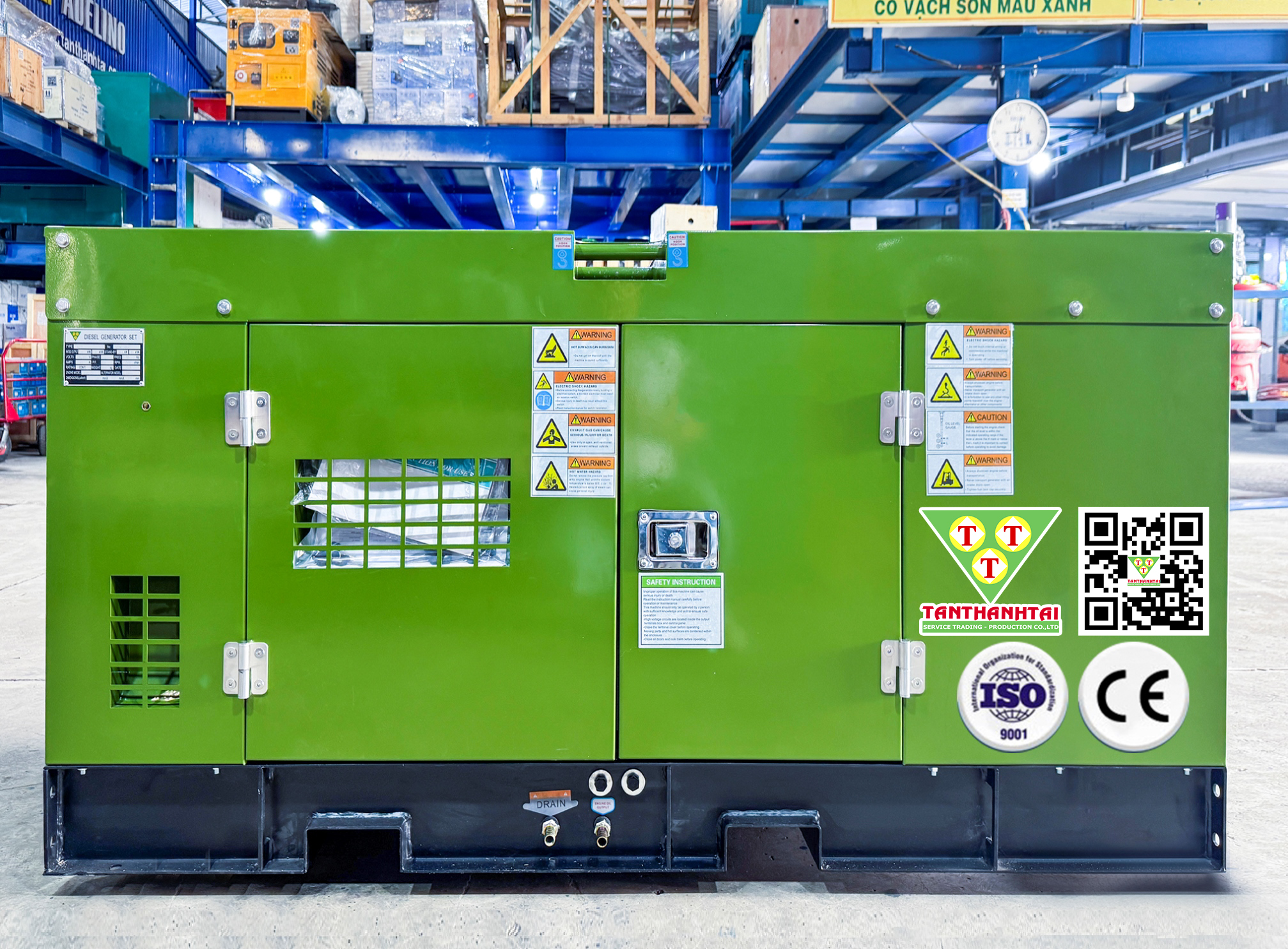 Máy phát điện ISUZU 25KVA - Nhập khẩu mới 100%