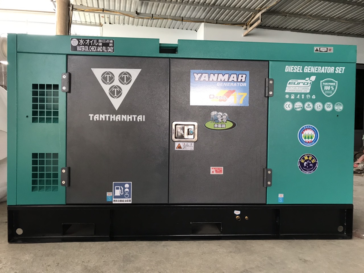 Máy phát điện mới YANMAR 18KVA