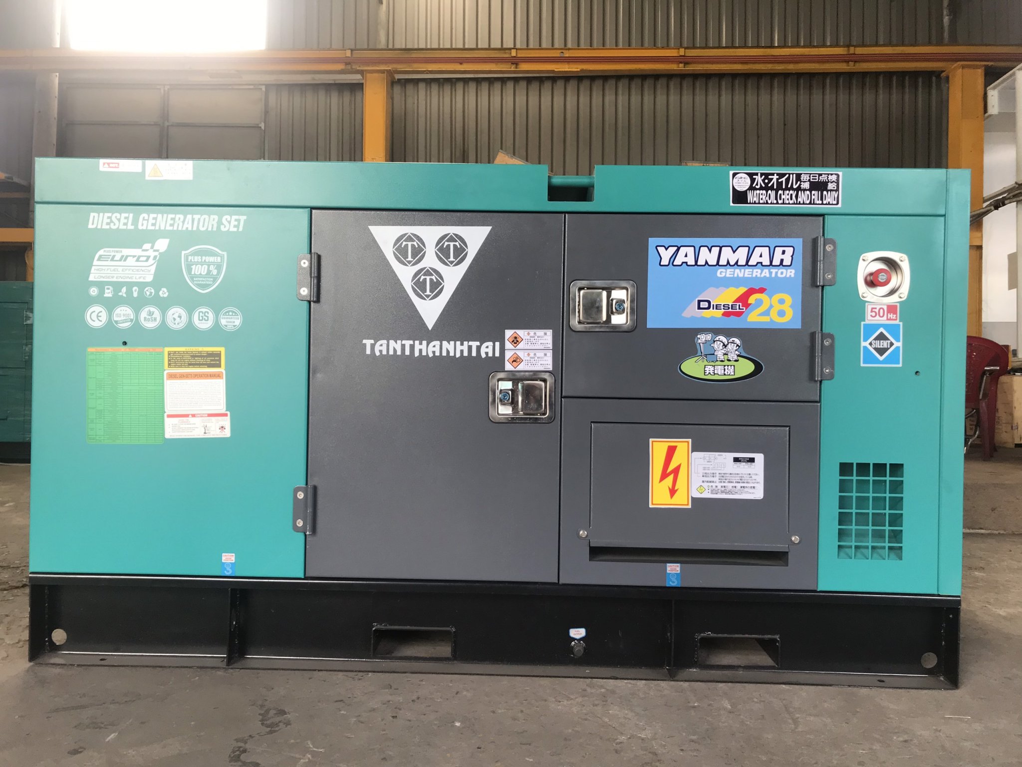 Máy phát điện mới YANMAR 28KVA