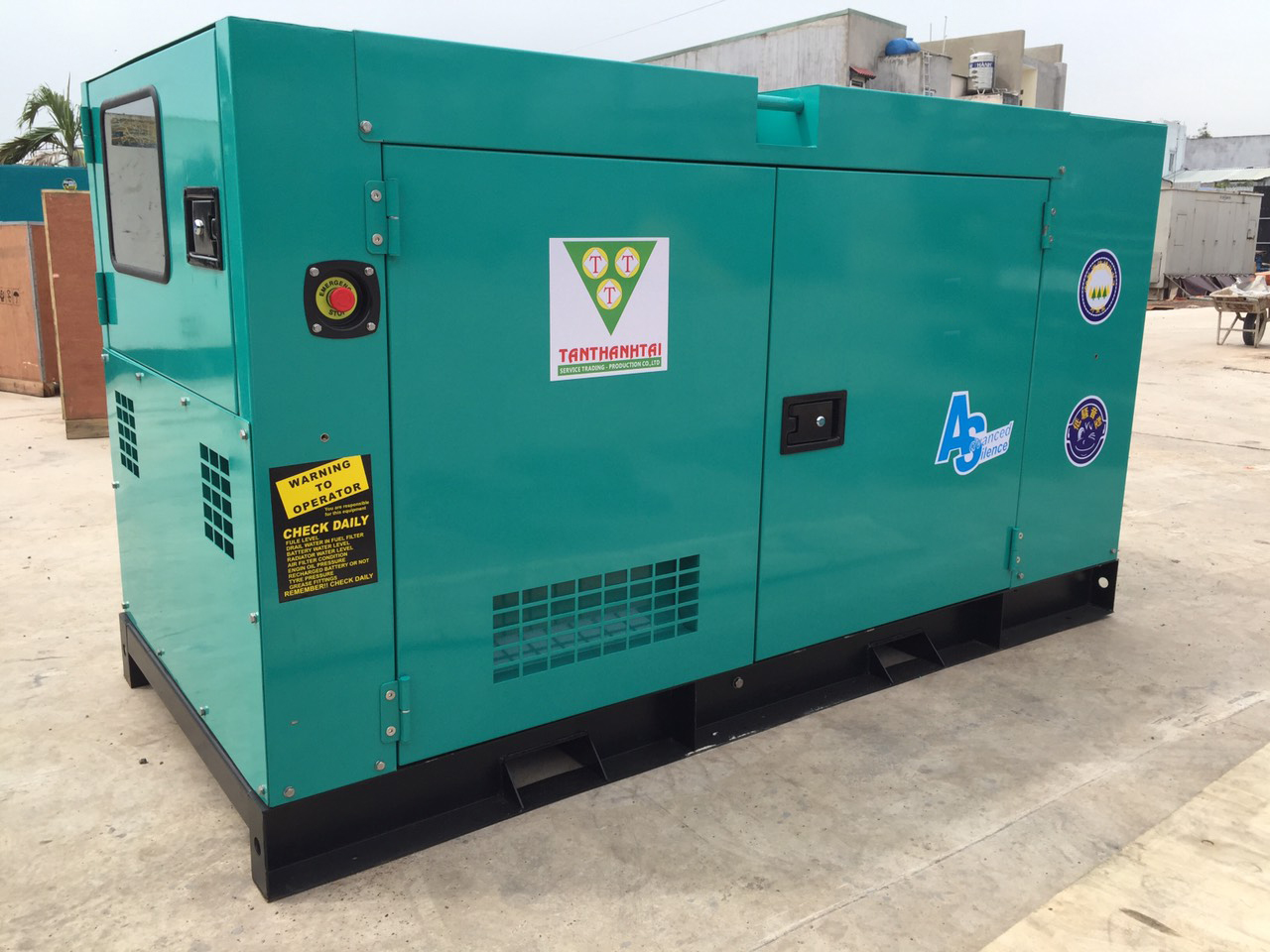 Máy phát điện nhập khẩu mới Komatsu 100 KVA