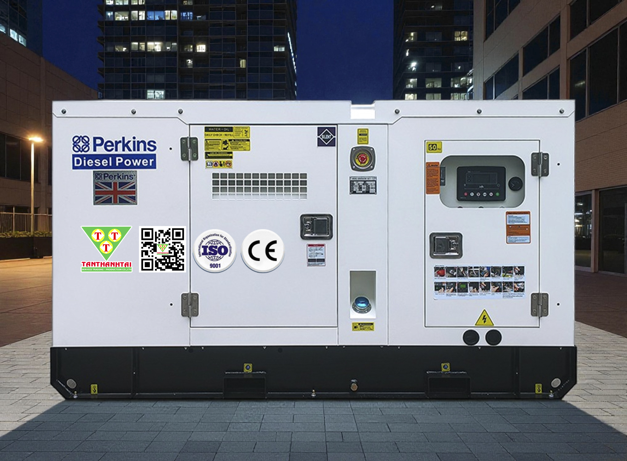 Máy phát điện PERKINS 500kVA - Nhập khẩu mới 100%