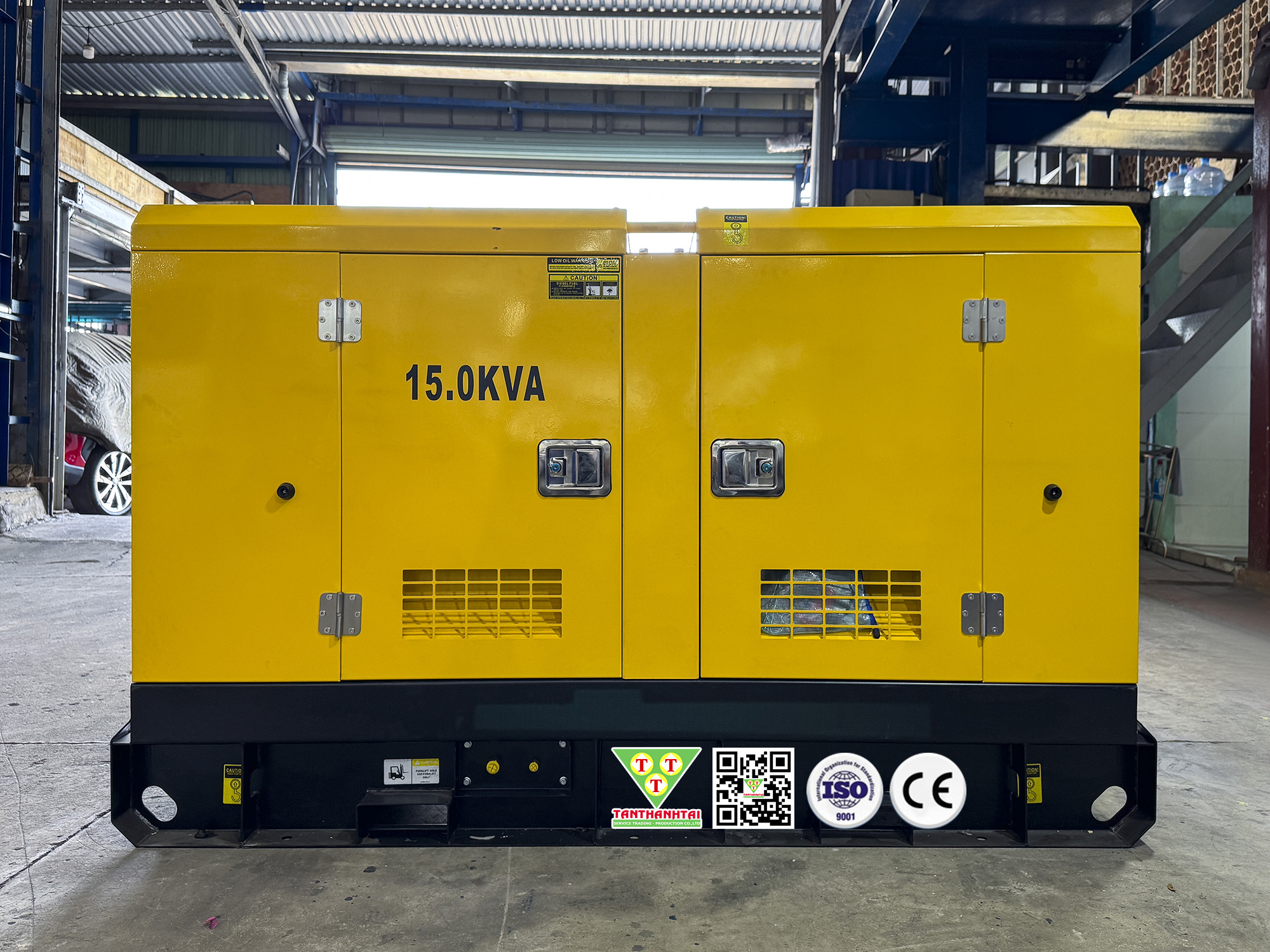 Máy phát điện Tân Thành Tài 15kVA sử dụng động cơ AOLING - Nhập khẩu mới 100% (New)