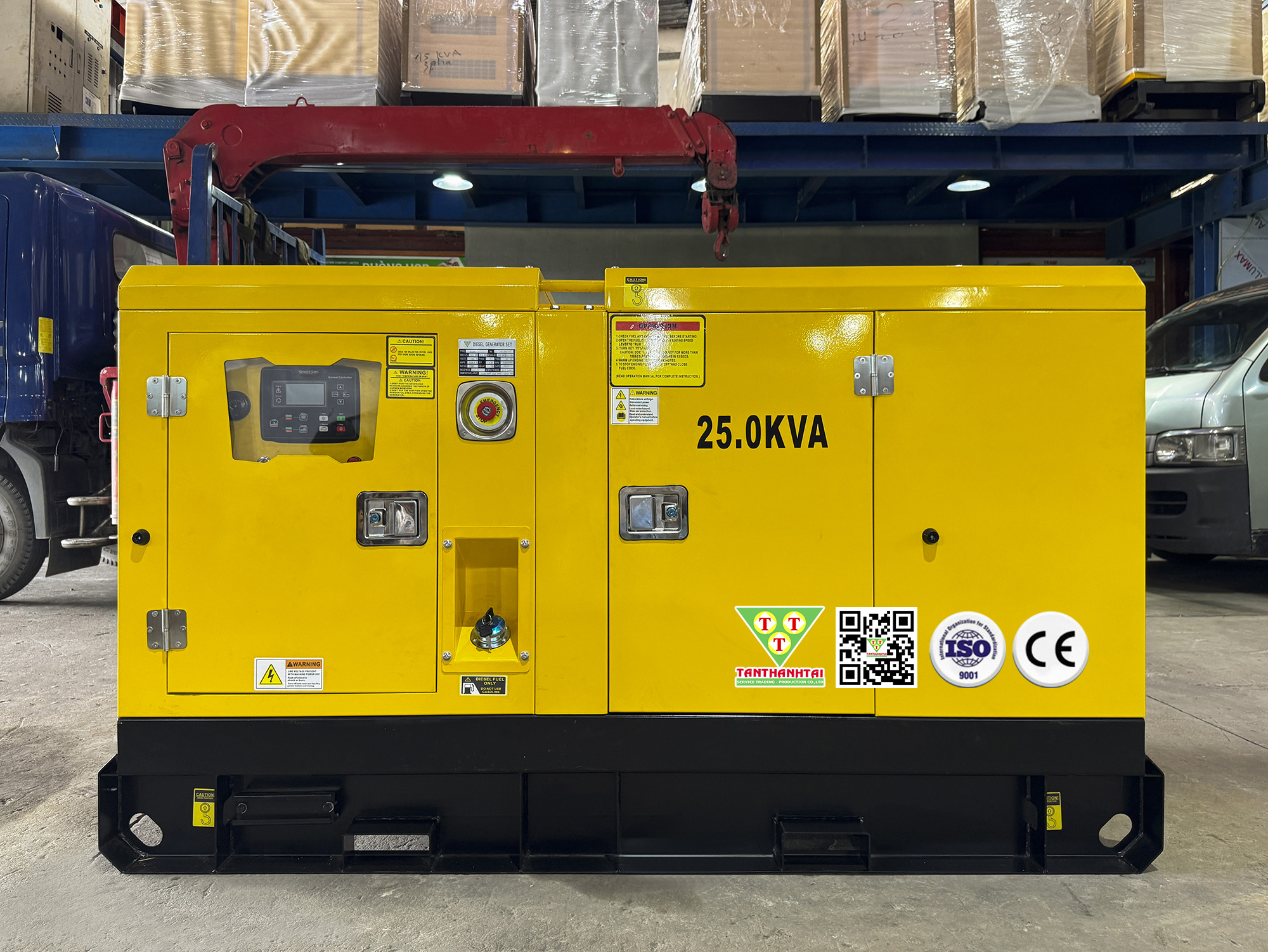 Máy phát điện Tân Thành Tài 25kVA sử dụng động cơ AOLING - Nhập khẩu mới 100% (New 2)