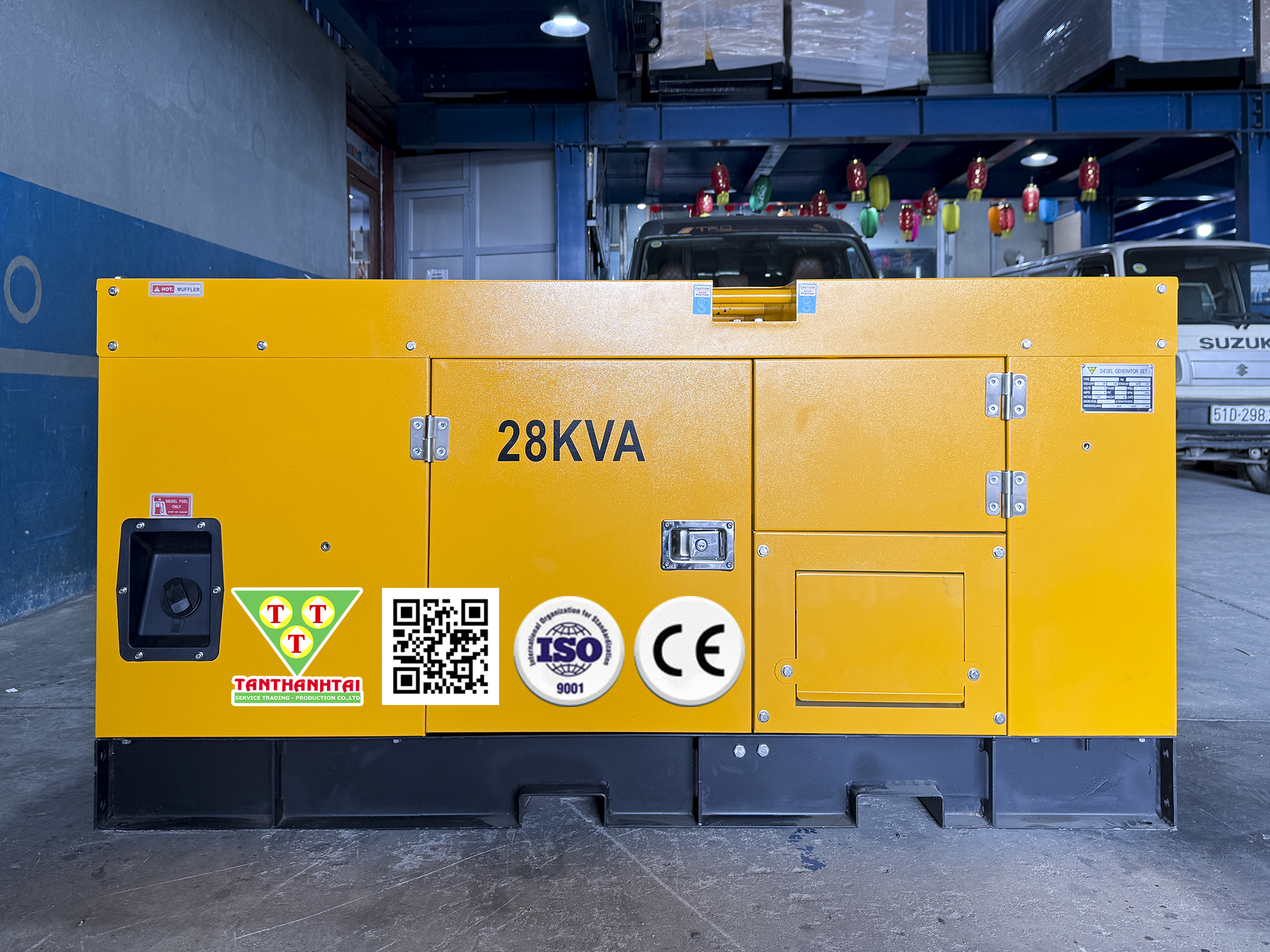 Máy phát điện Tân Thành Tài 25kVA sử dụng động cơ ISUZU - Nhập khẩu mới 100% (Máy 3)