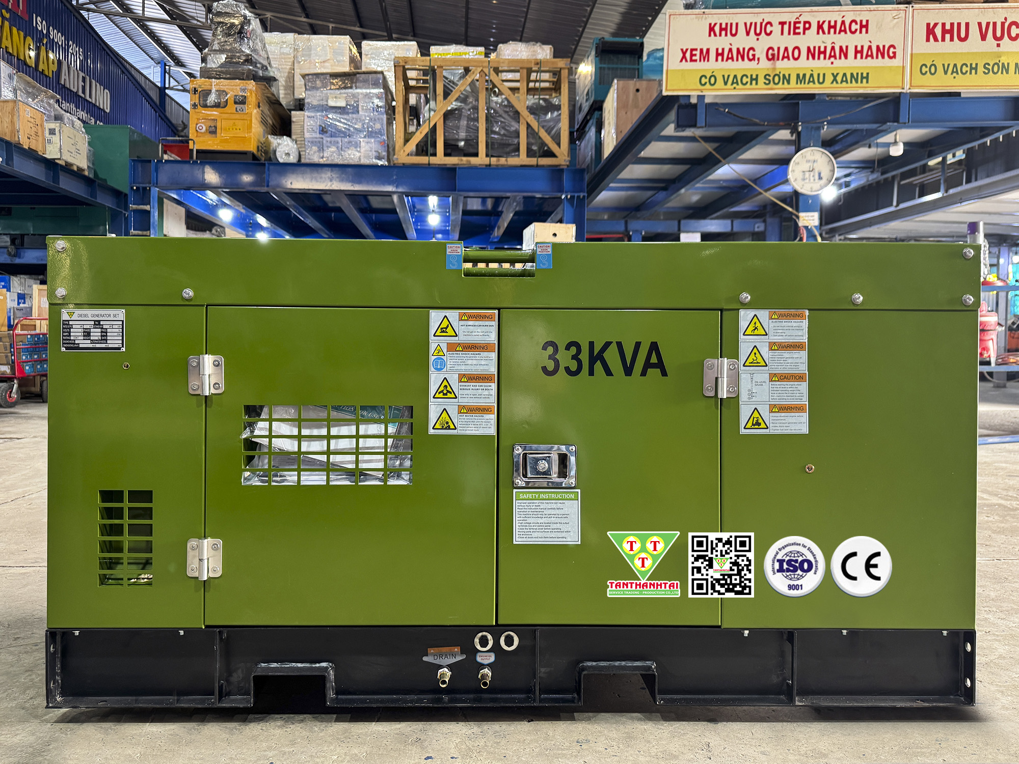 Máy phát điện Tân Thành Tài 30kVA sử dụng động cơ AOLING - Nhập khẩu mới 100% (New 3)