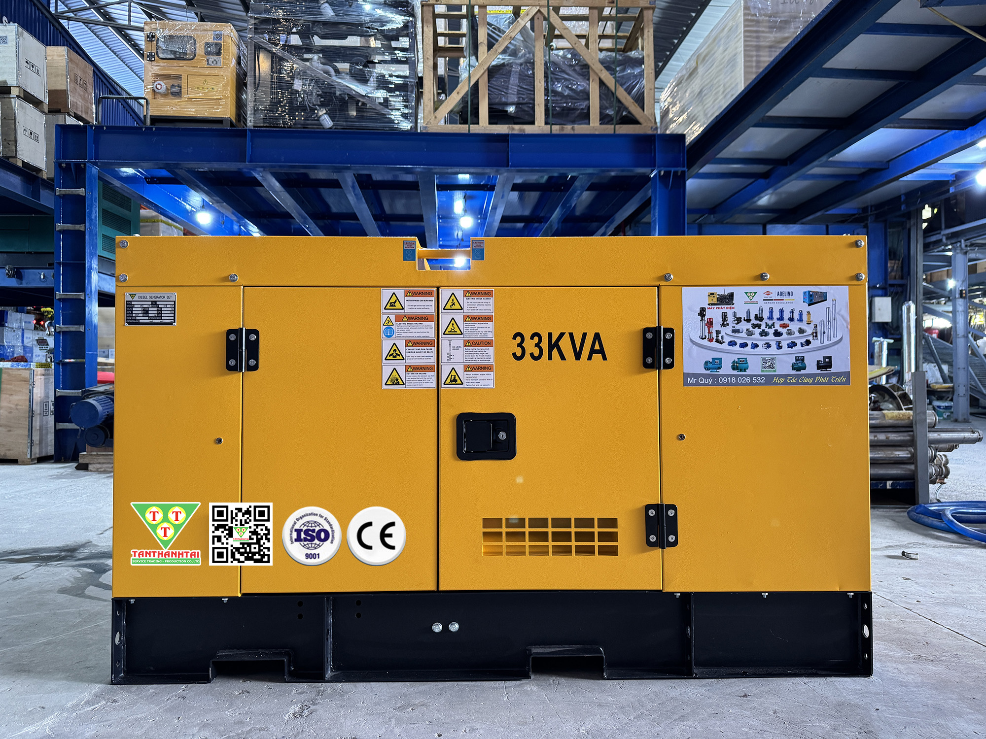 Máy phát điện Tân Thành Tài 30kVA sử dụng động cơ AOLING - Nhập khẩu mới 100% (New 5)