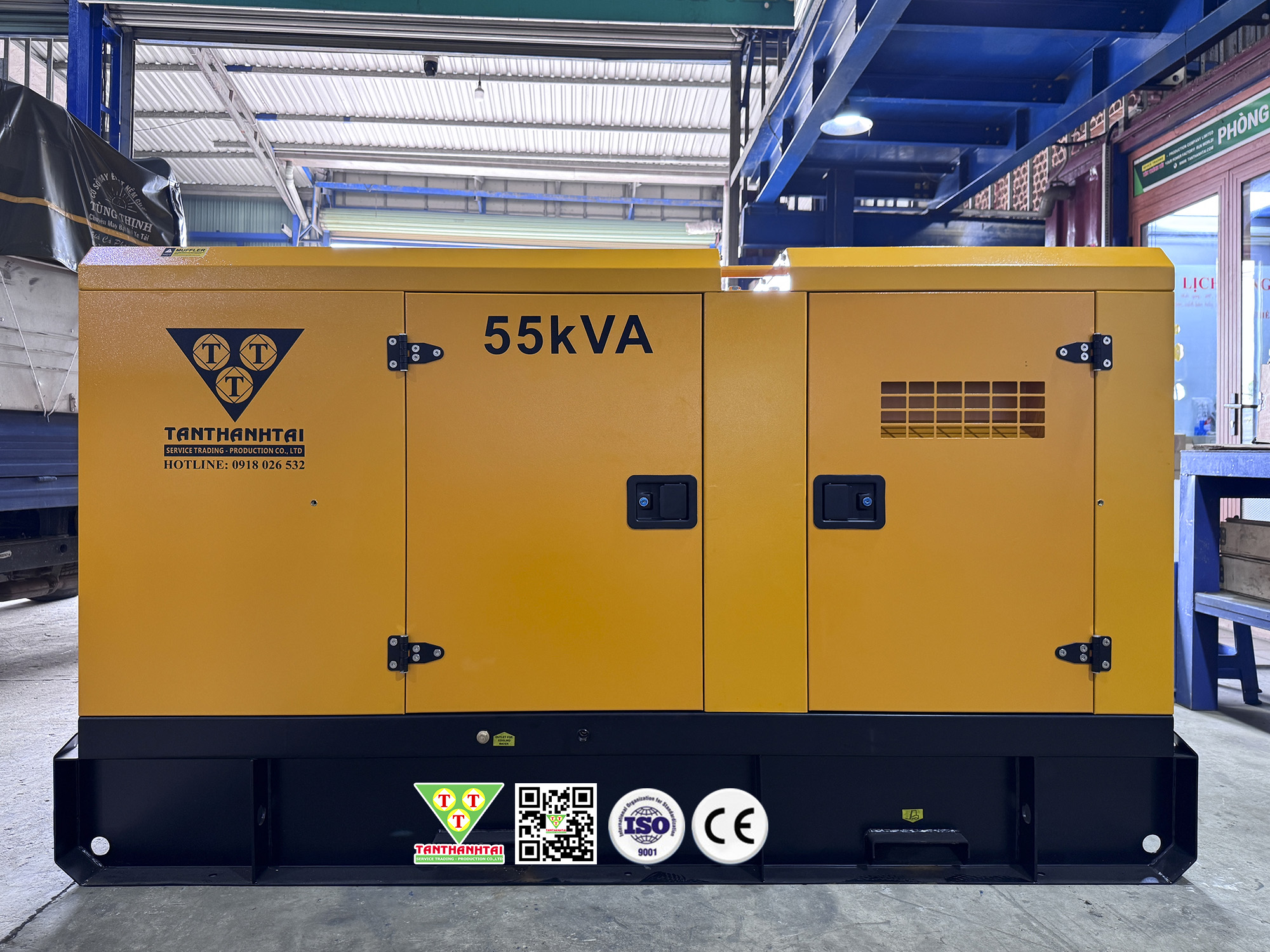 Máy phát điện Tân Thành Tài 50kVA sử dụng động cơ AOLING - Nhập khẩu mới 100% (New)