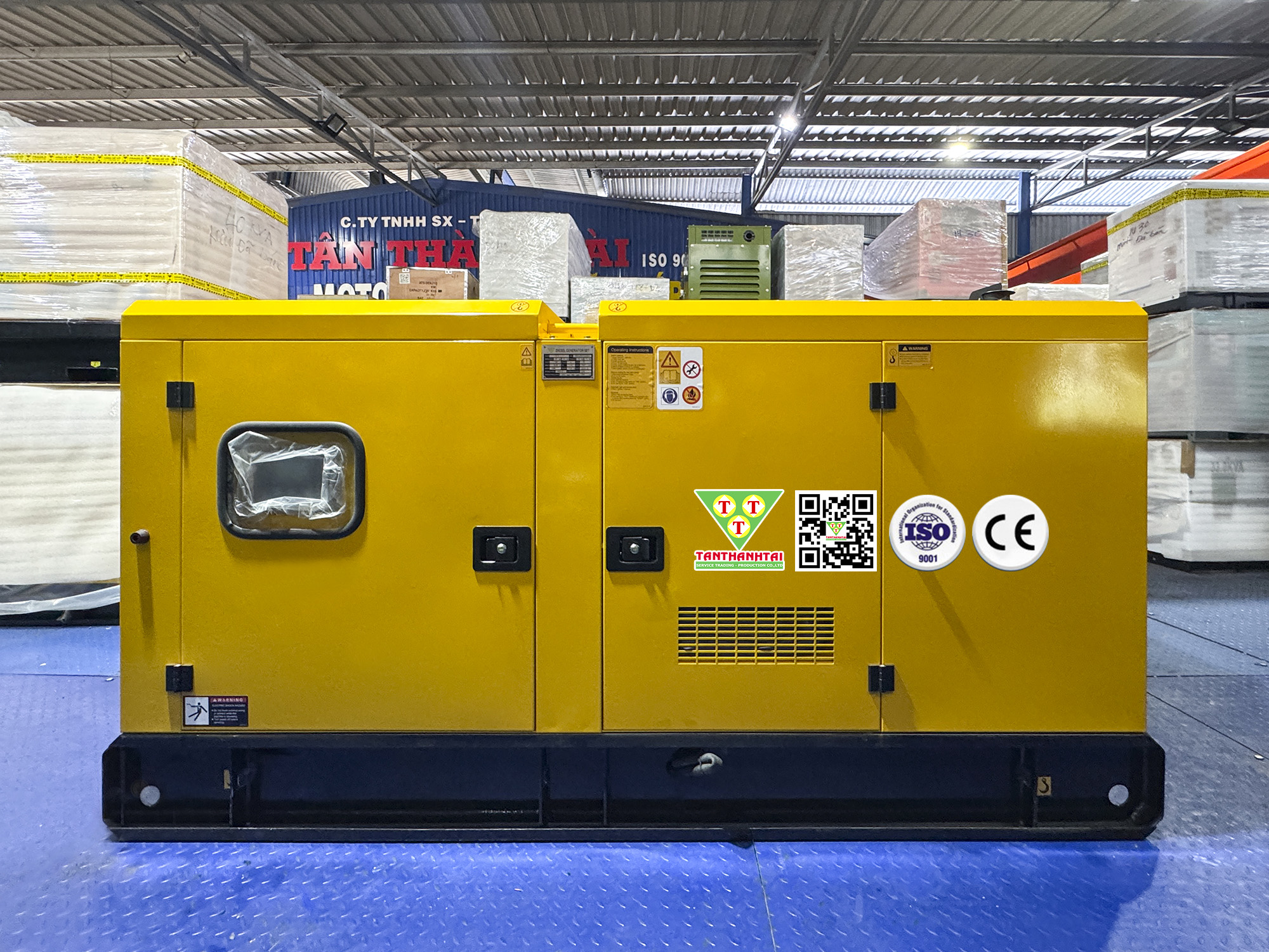 Máy phát điện Tân Thành Tài 63kVA sử dụng động cơ AOLING - Nhập khẩu mới 100% (New)
