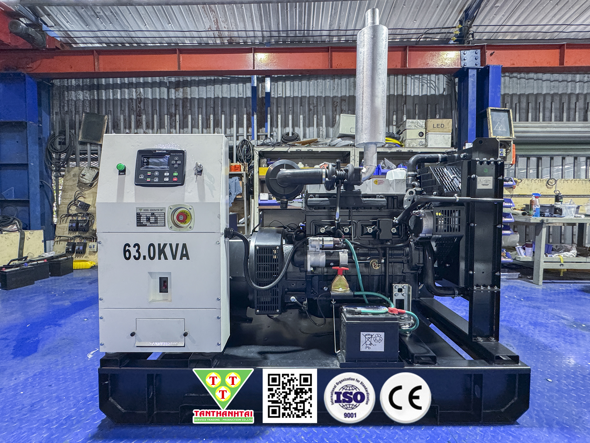 Máy phát điện trần KOFO 63kVA - Nhập khẩu mới 100%